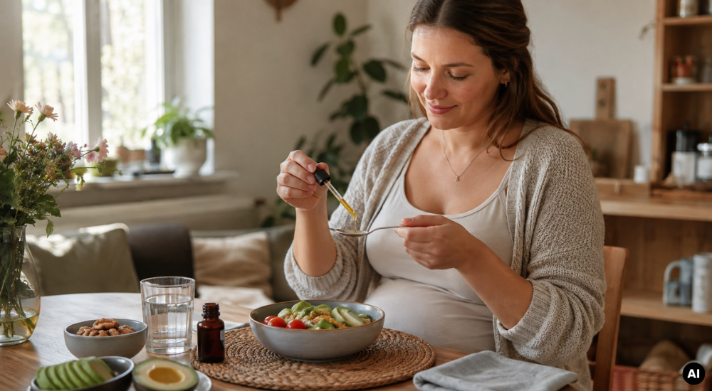 Omega-3 in Schwangerschaft & Stillzeit: DHA, Bedarf & Algenöl