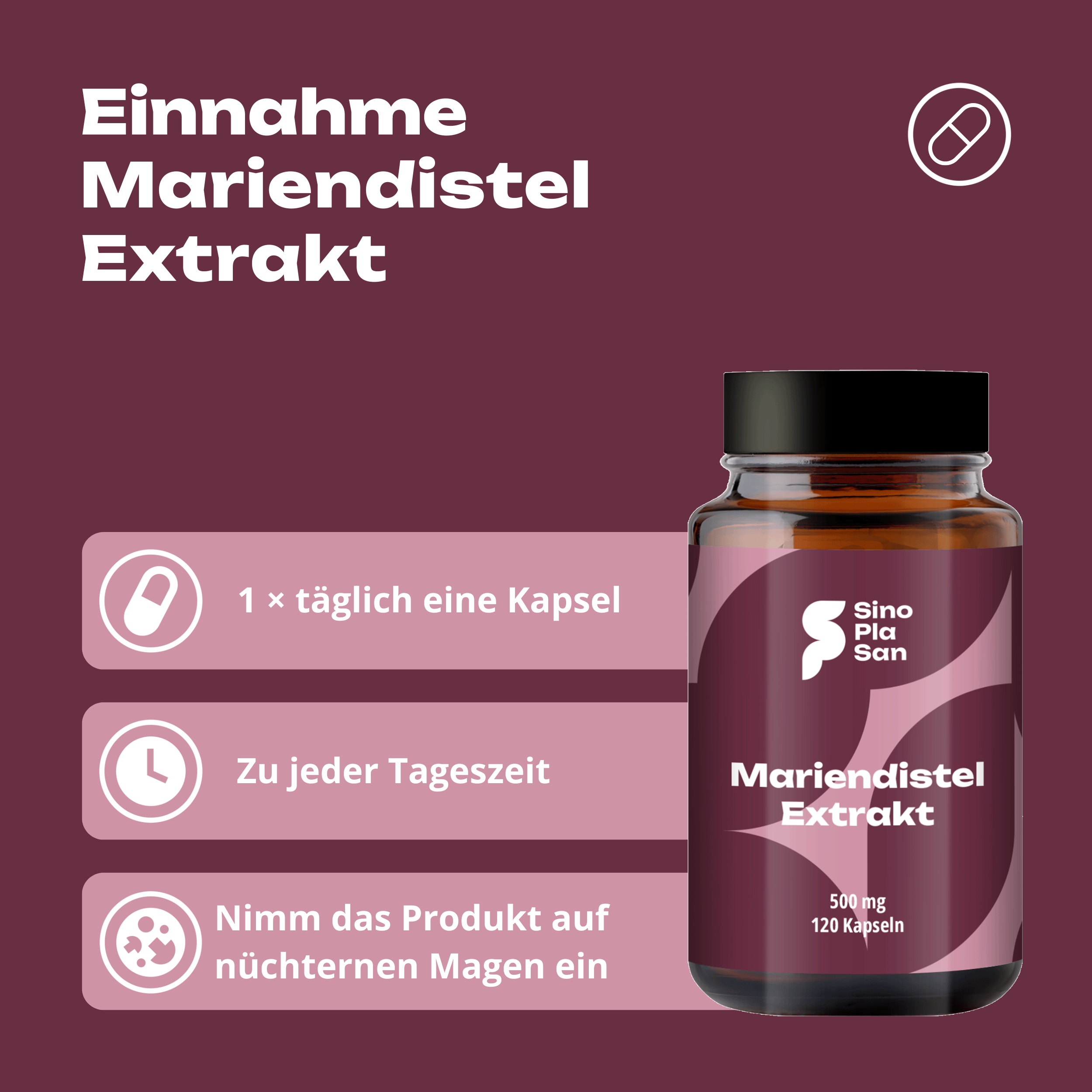 Mariendistelextrakt 500 mg MONO