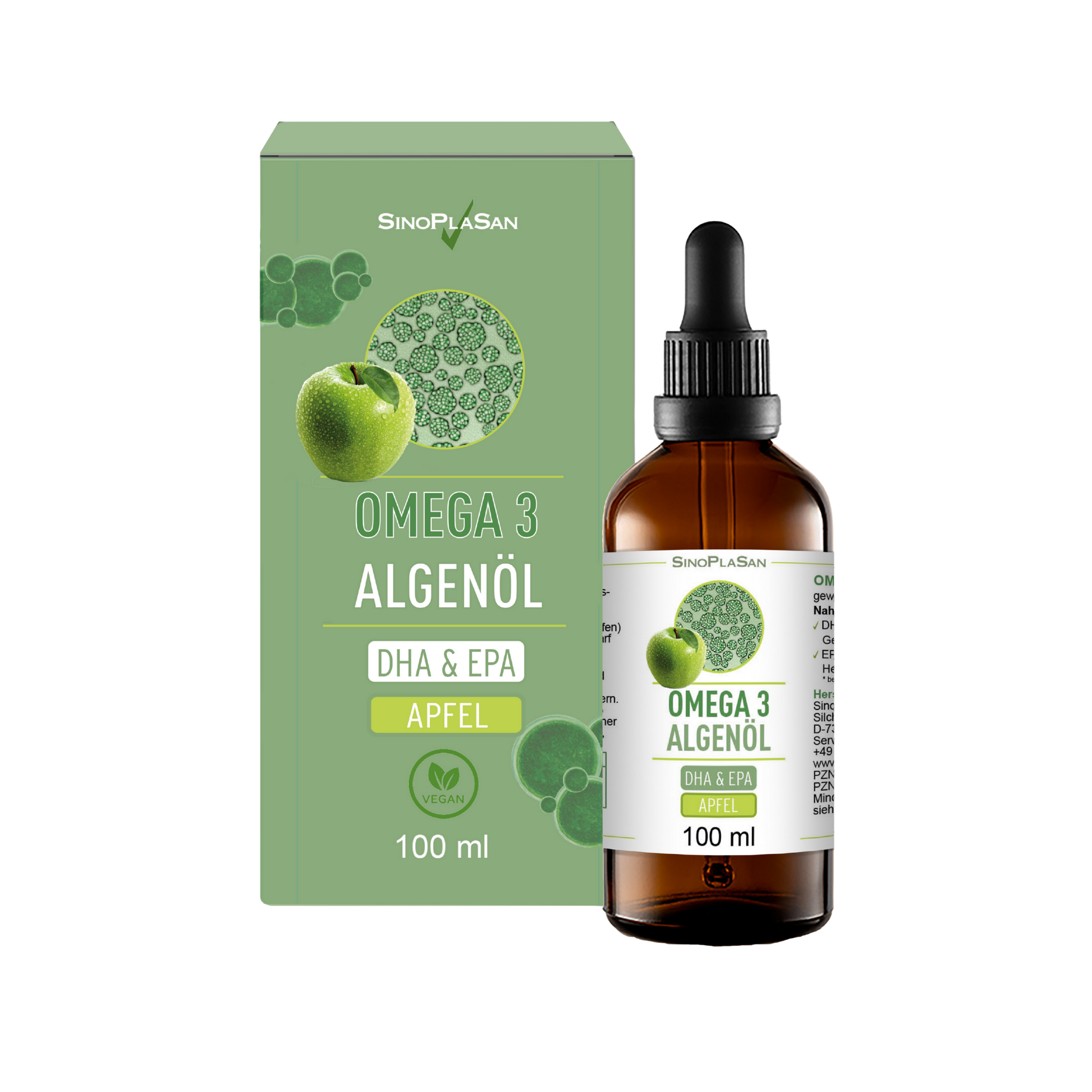 Omega 3 Algenöl Apfel von Sinoplasan