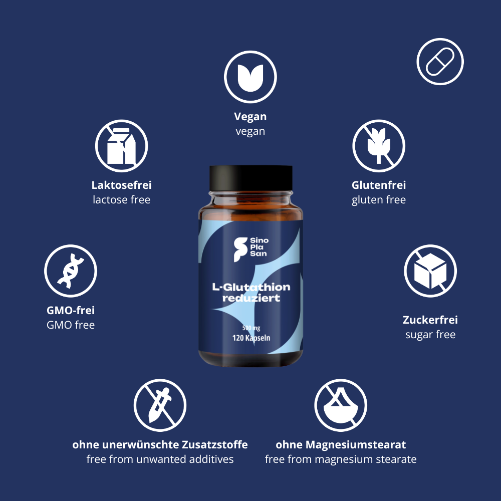 L-Glutathione reduced 500 mg MONO 120 capsules