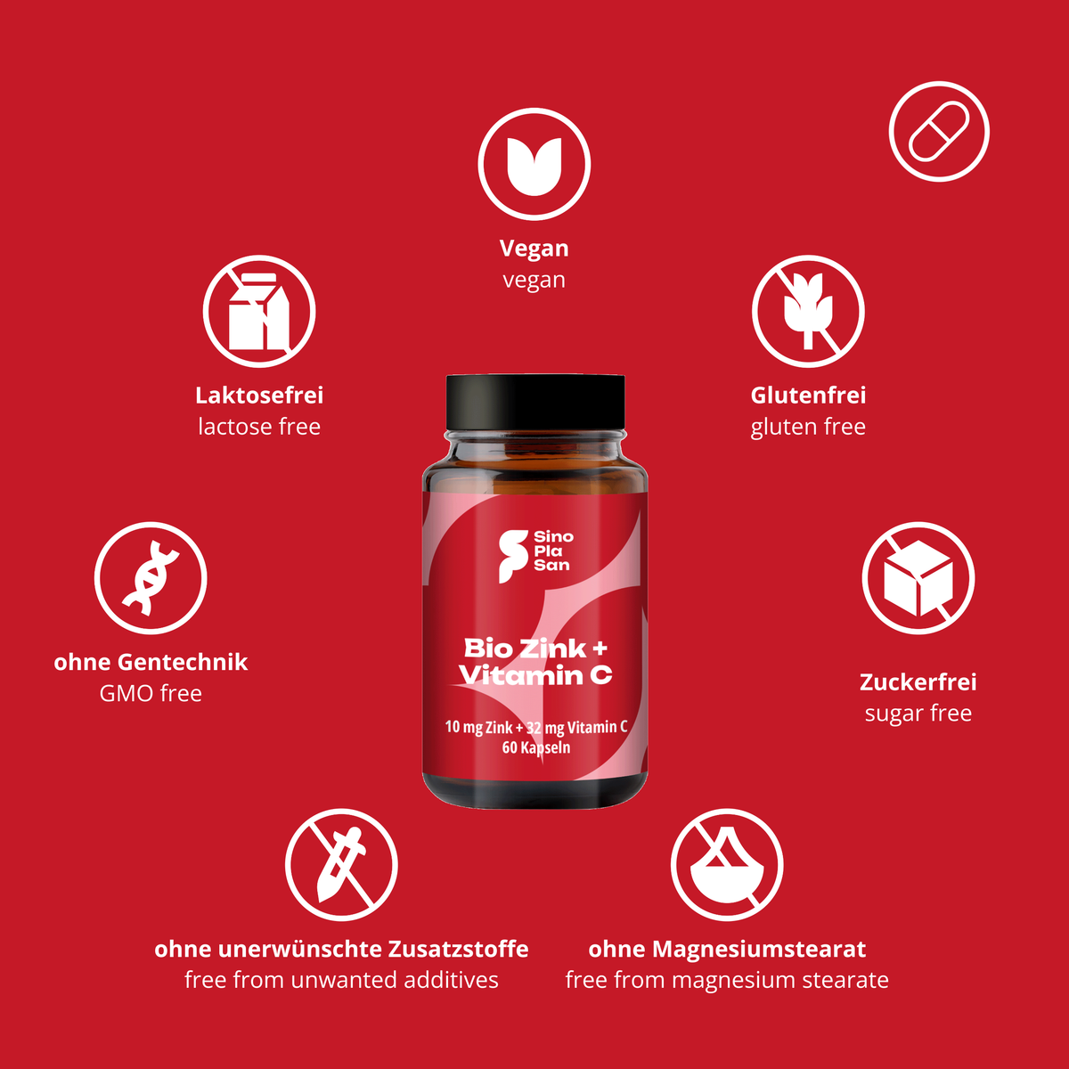 BIO Zink aus Guavenblättern + Vitamin C
