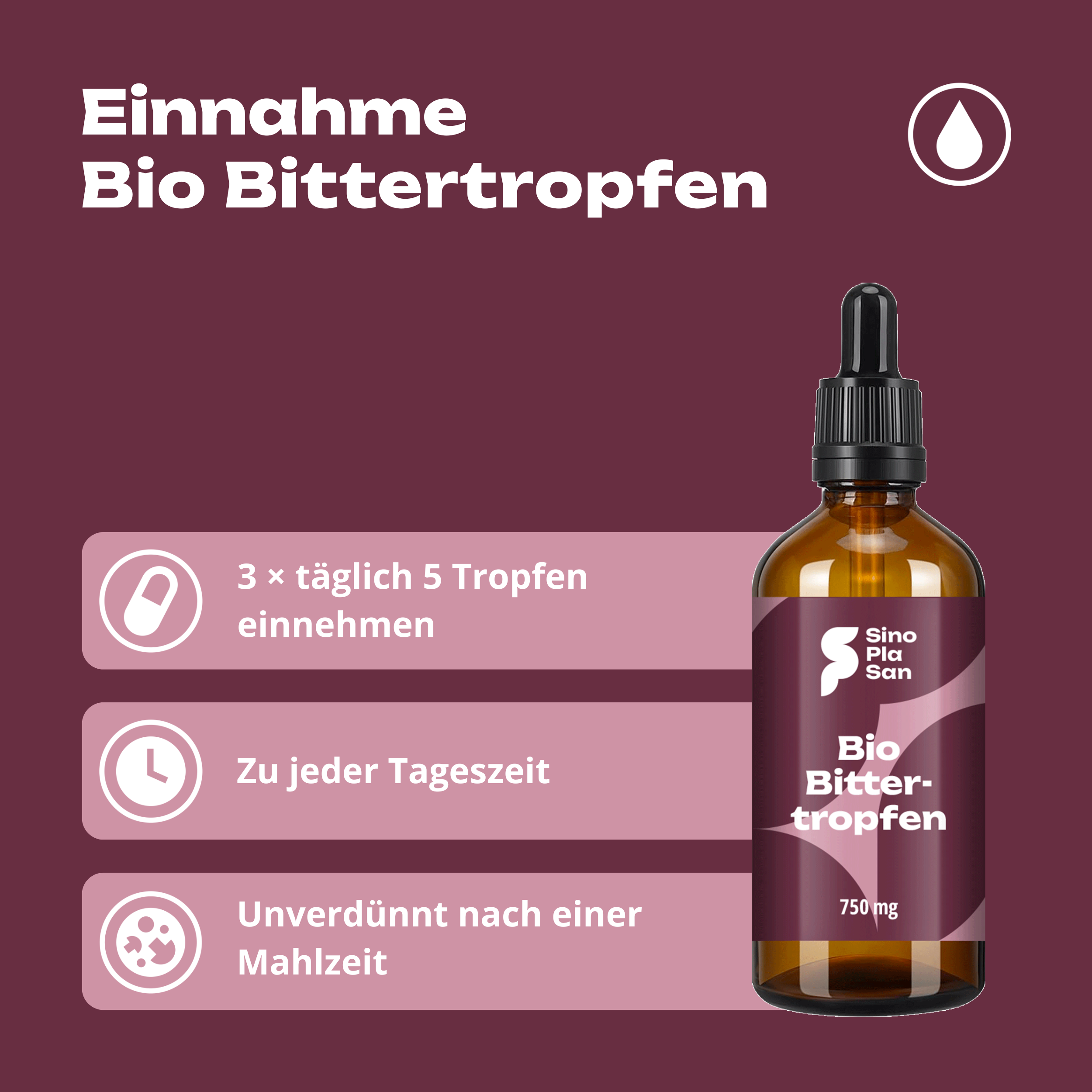 Bitter drops BIO 50 ml