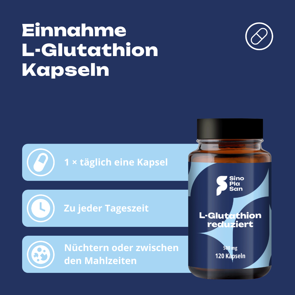 L-Glutathione reduced 500 mg MONO 120 capsules