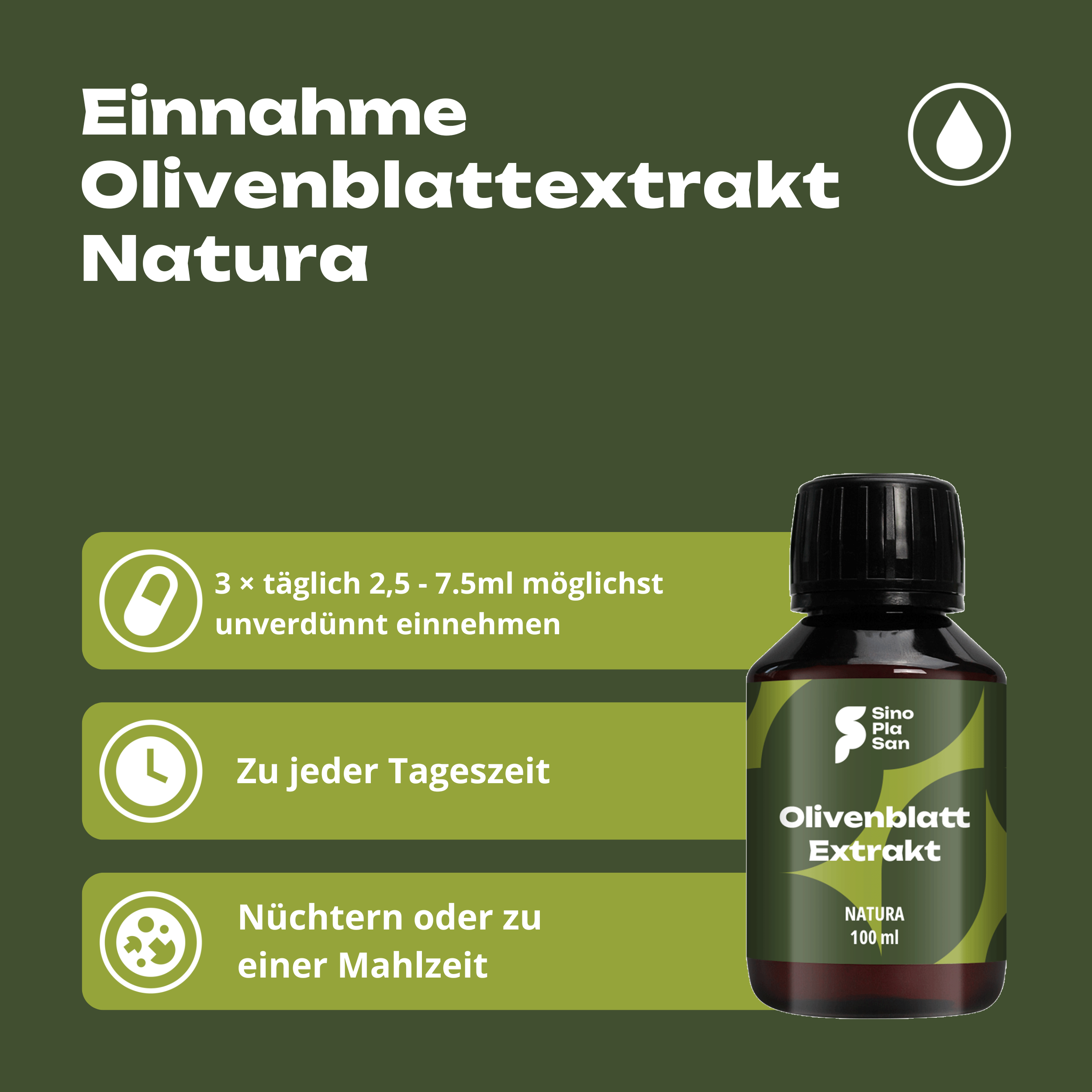 Olivenblattextrakt NATURA 100%