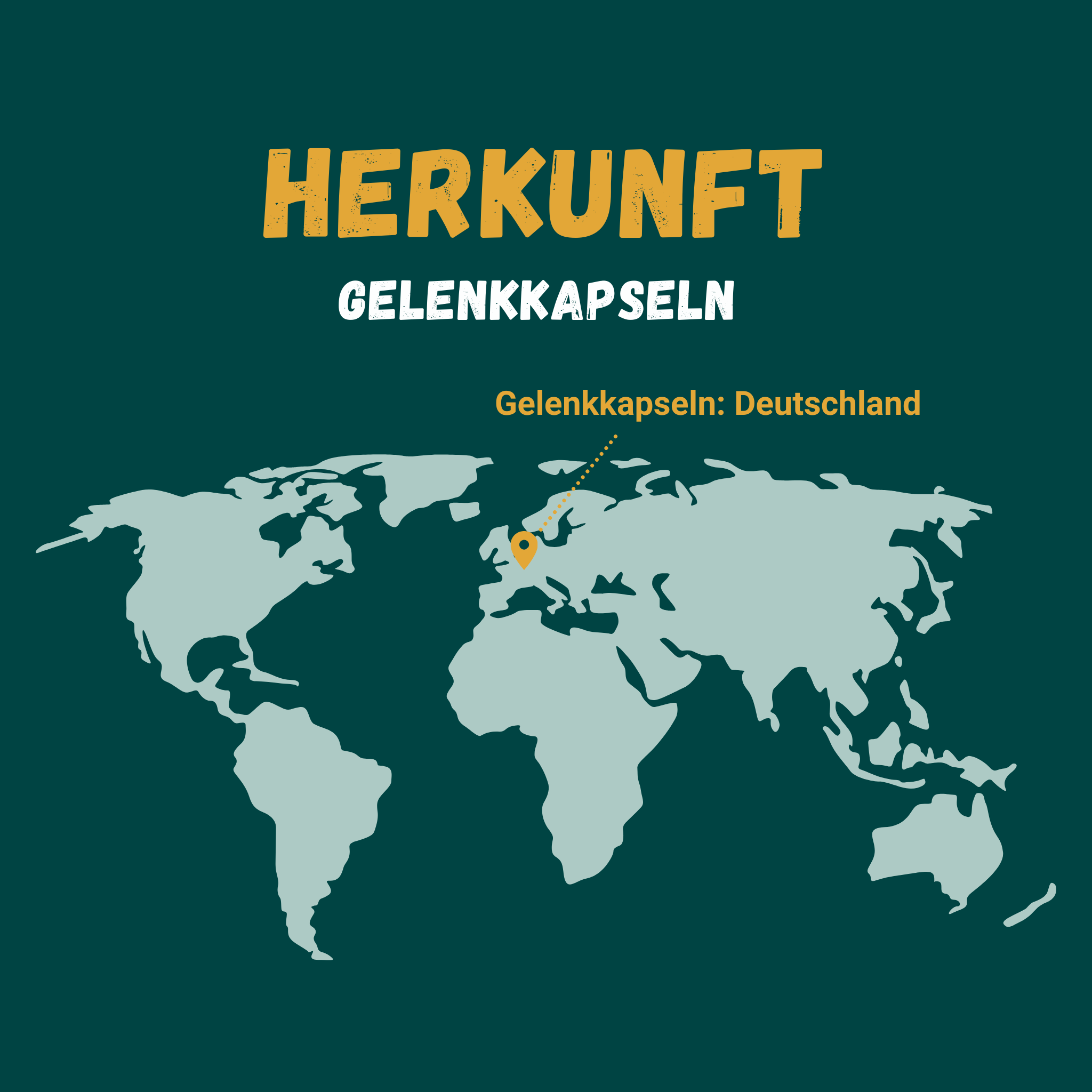 Grafik zur Herkunft von Gelenkkapseln: Deutschland