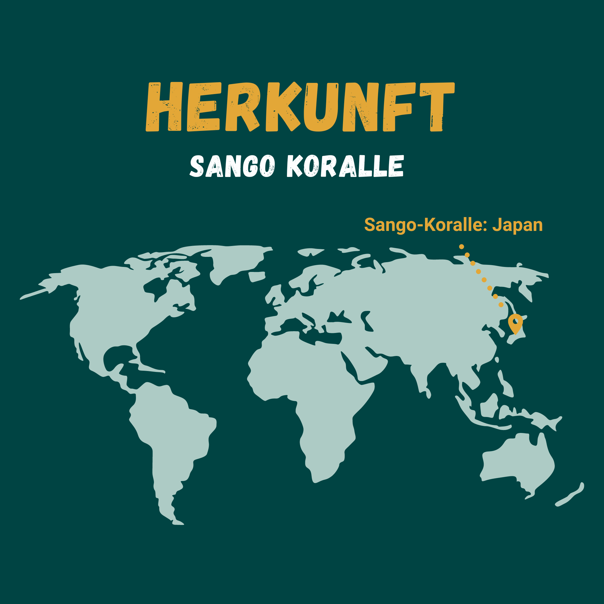 Grafik zur Herkunft von Sango Koralle von Sinoplasan: Japan