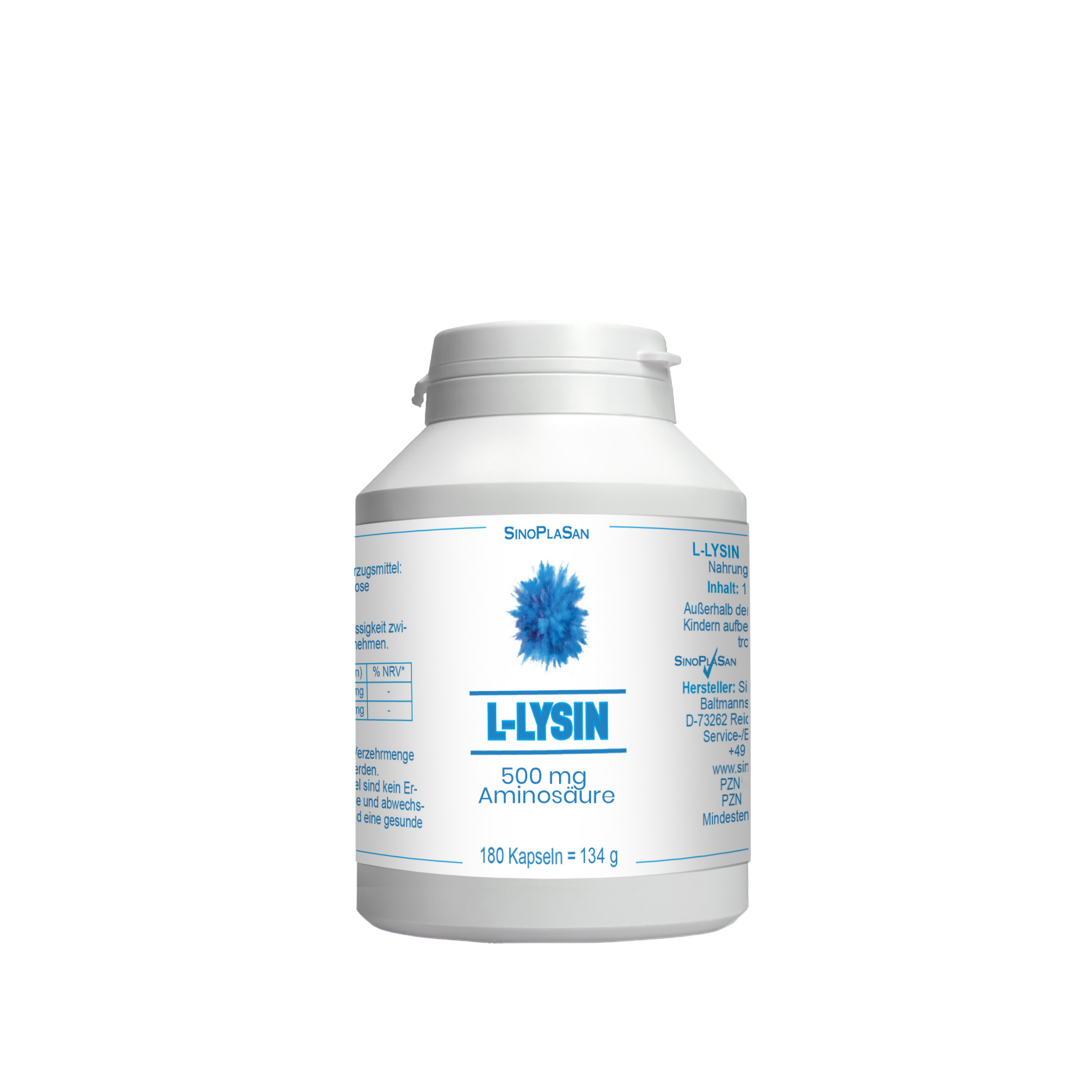 L-Lysine 500 mg MONO 180 capsules