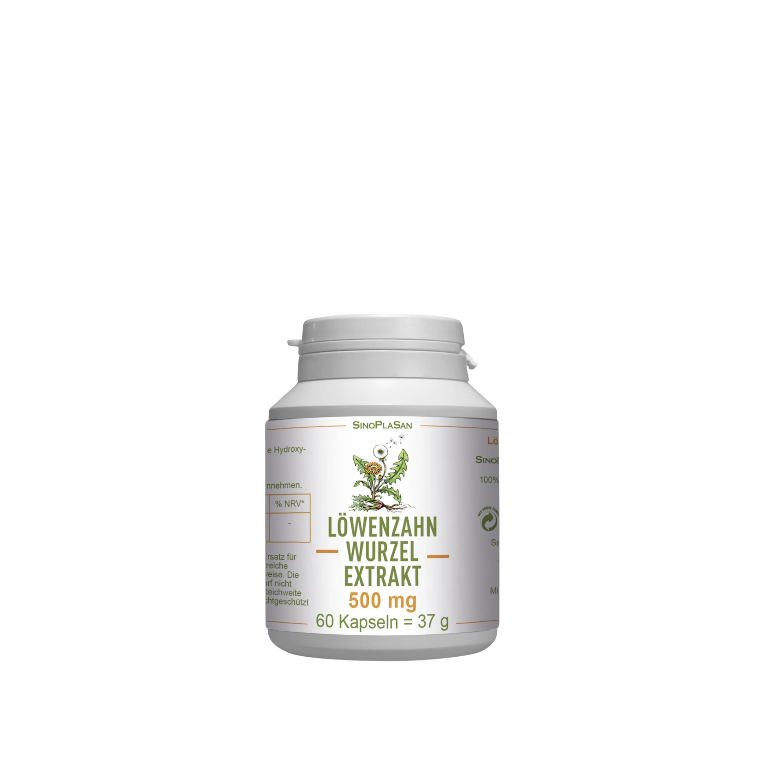 Loewenzahn Wurzel Extrakt Kapseln von Sinoplasan
