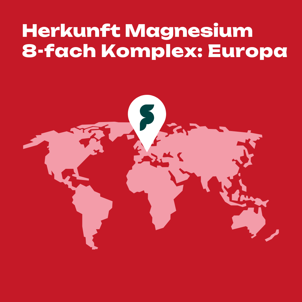 Magnesium 8-fach Komplex 400 mg | 180 Kapseln