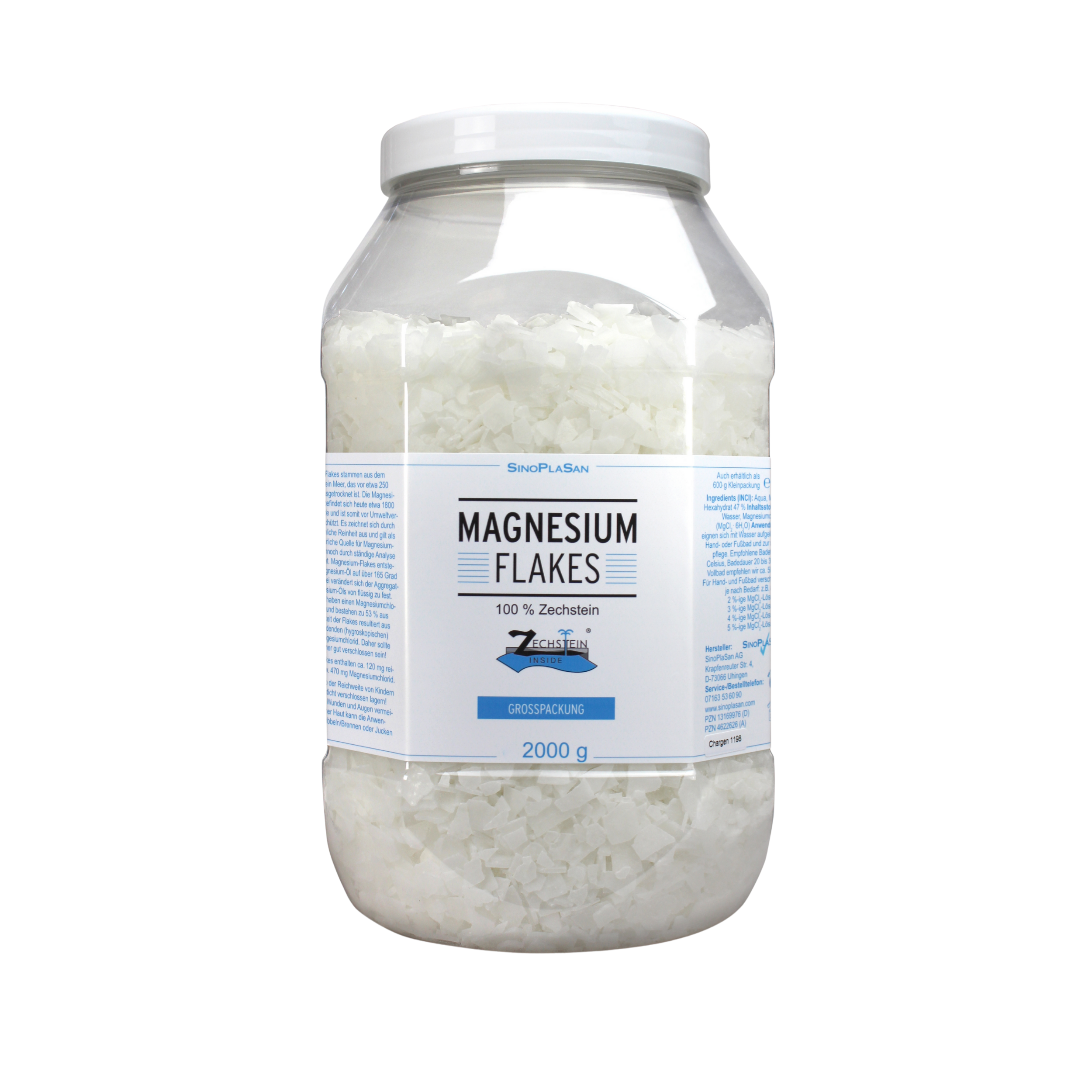 Magnesium-Flakes 100% Zechstein