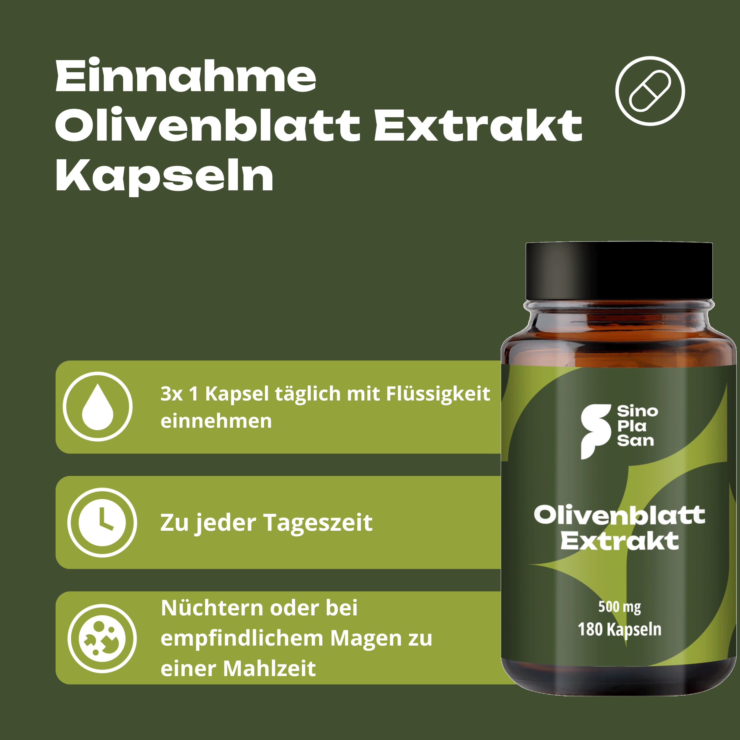 Olivenblattextrakt Kapseln 500 mg MONO