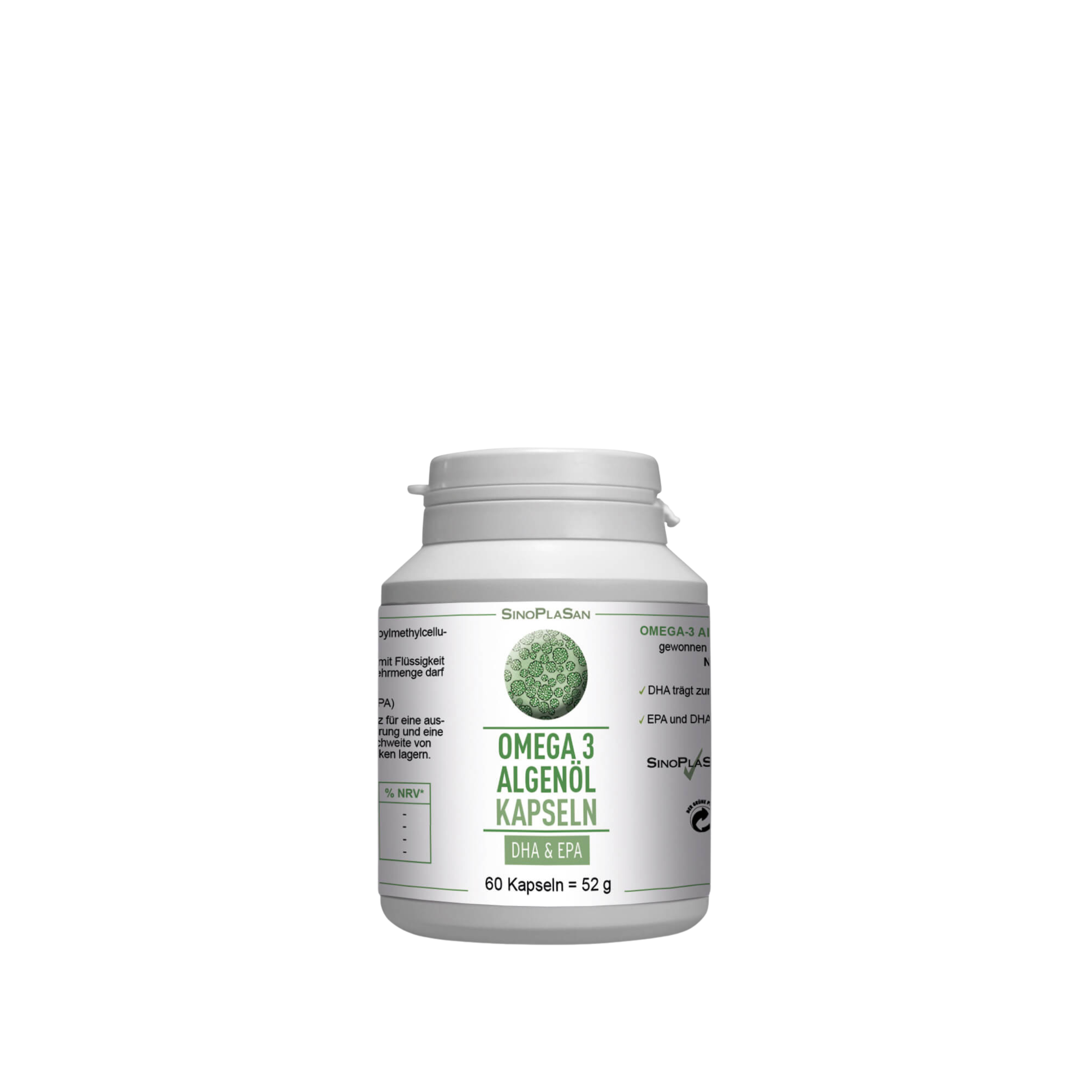Omega 3 Algenöl Kapseln von Sinoplasan