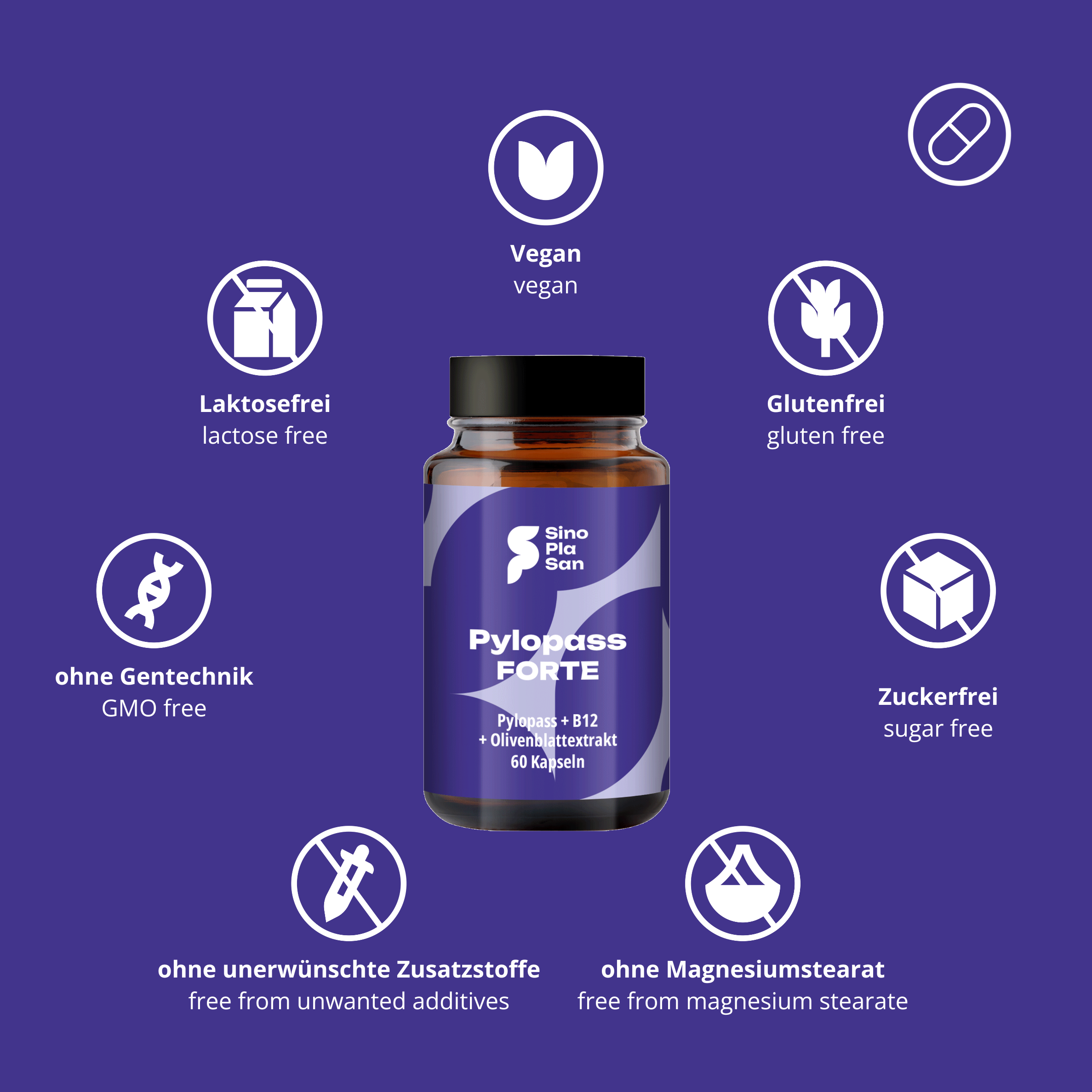 Pylopass FORTE with B12 & OBE