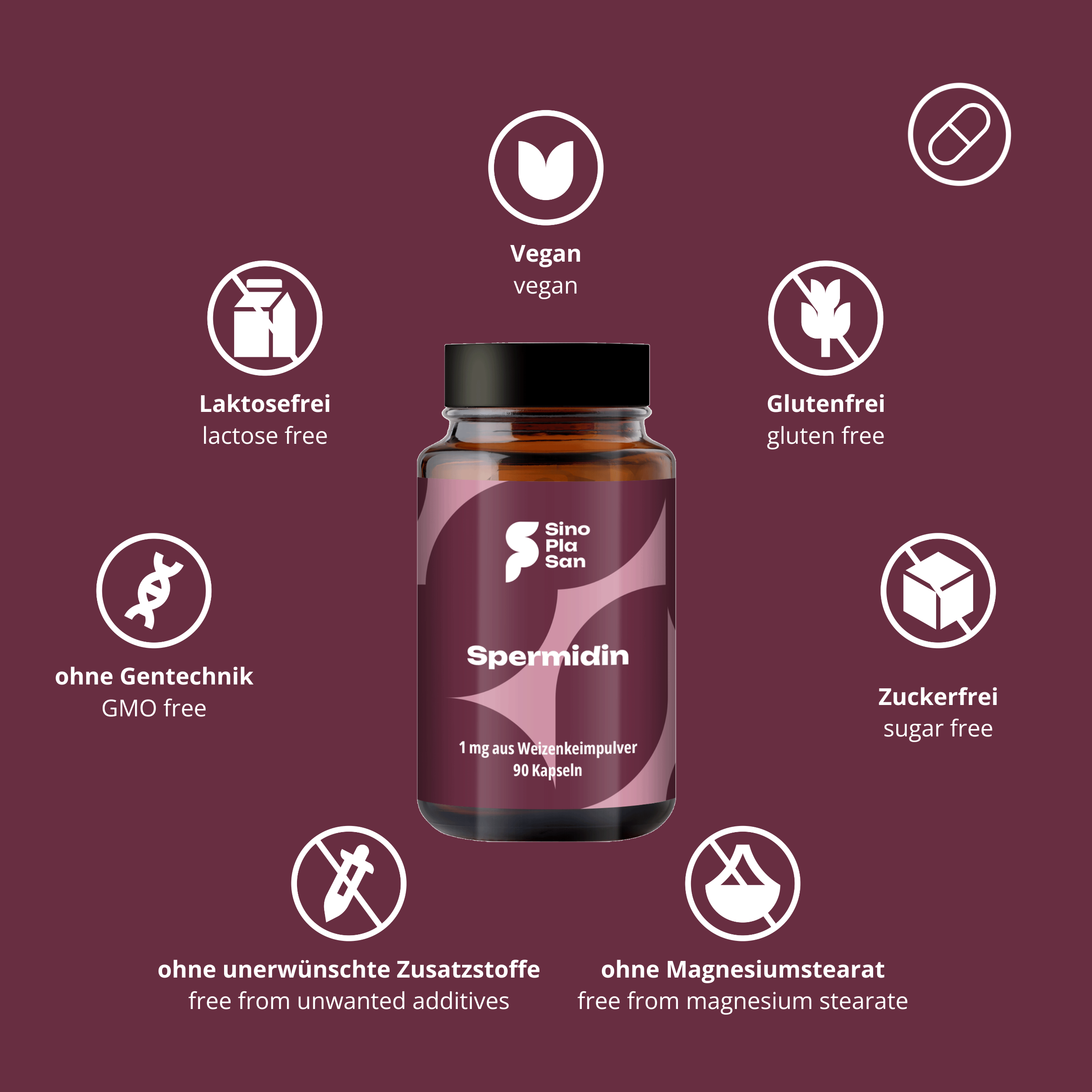 Spermidine 1 mg 90 capsules