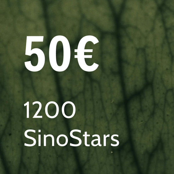 Für 1200 Sinostars kann ein Gutschein über 50 Euro erworben werden.