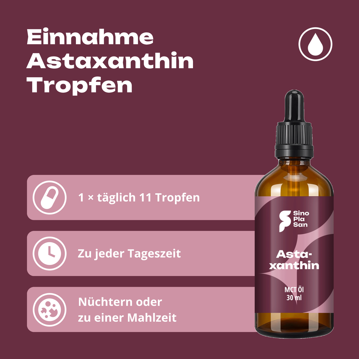 Astaxanthin Tropfen