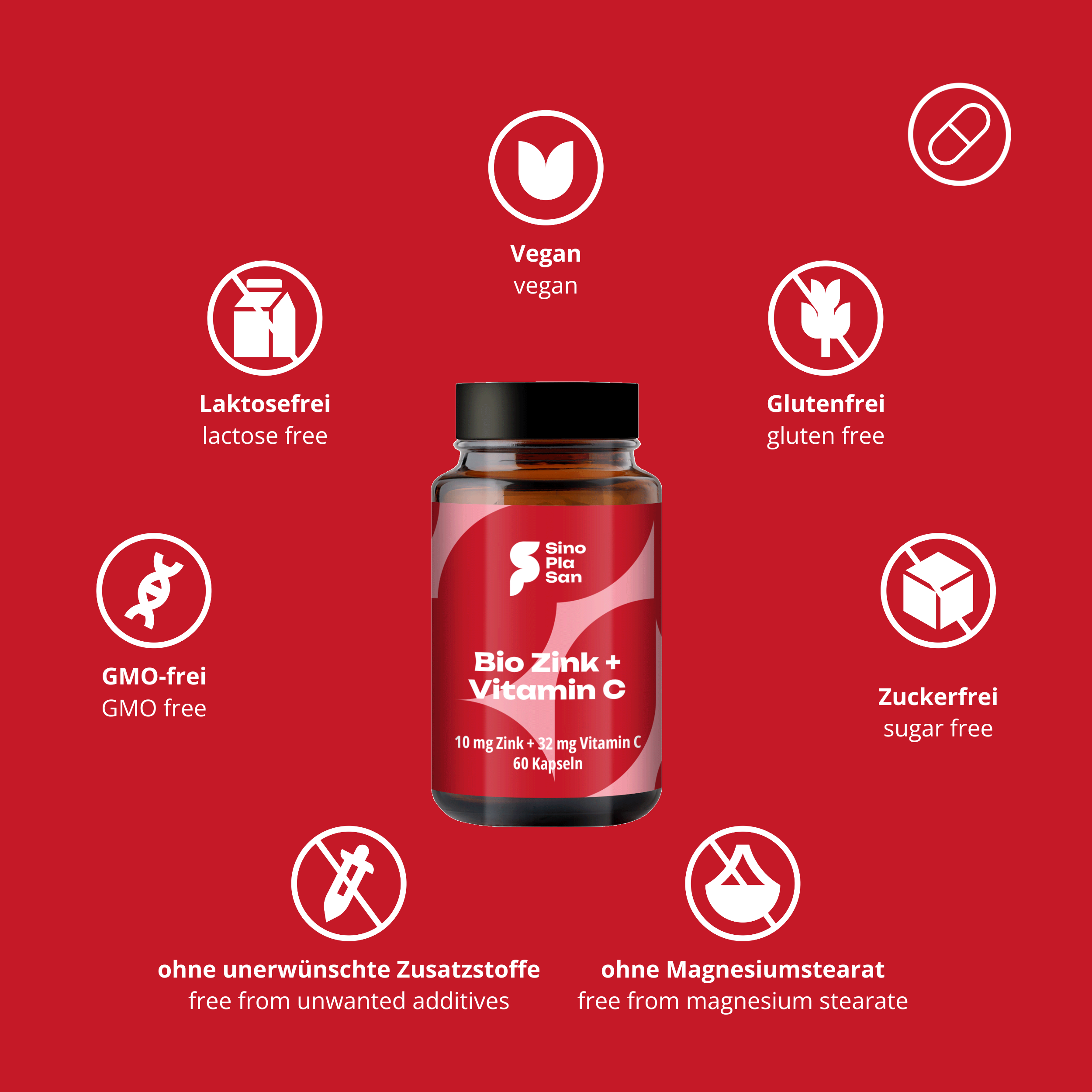 BIO Zink aus Guavenblättern + Vitamin C