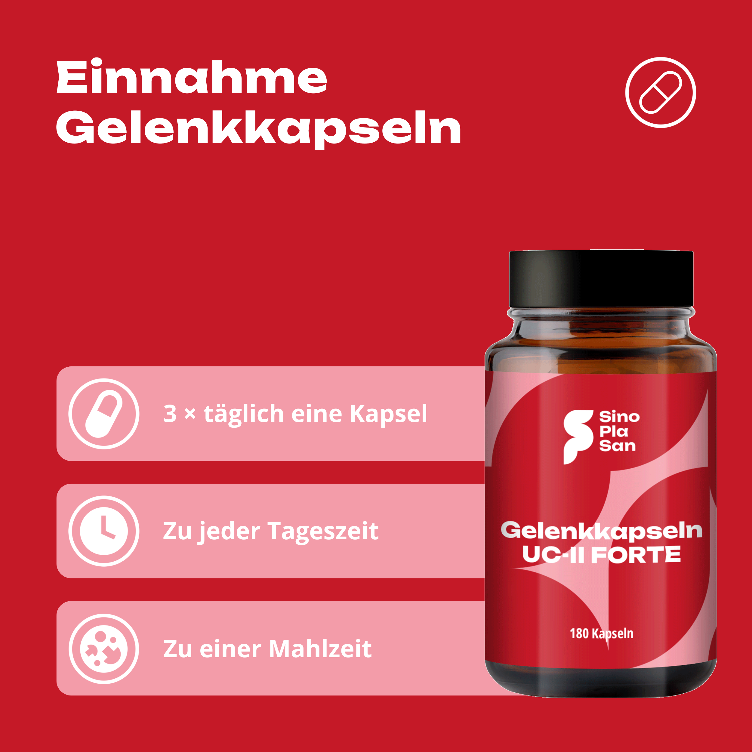 Joint capsules UC-II FORTE 180 capsules