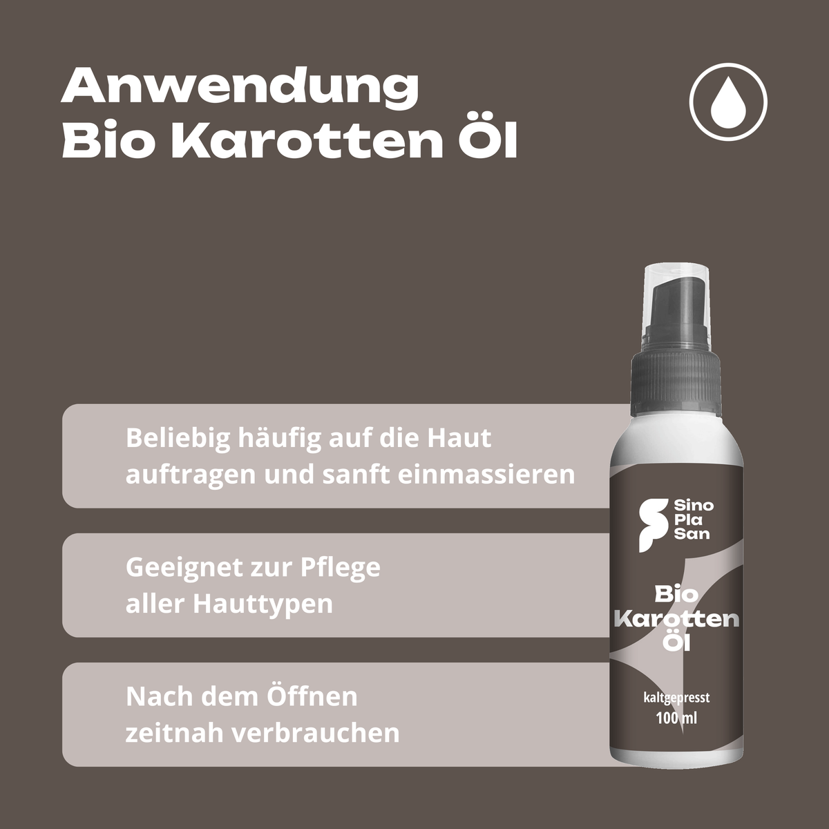 Bio Karottenöl Hautöl