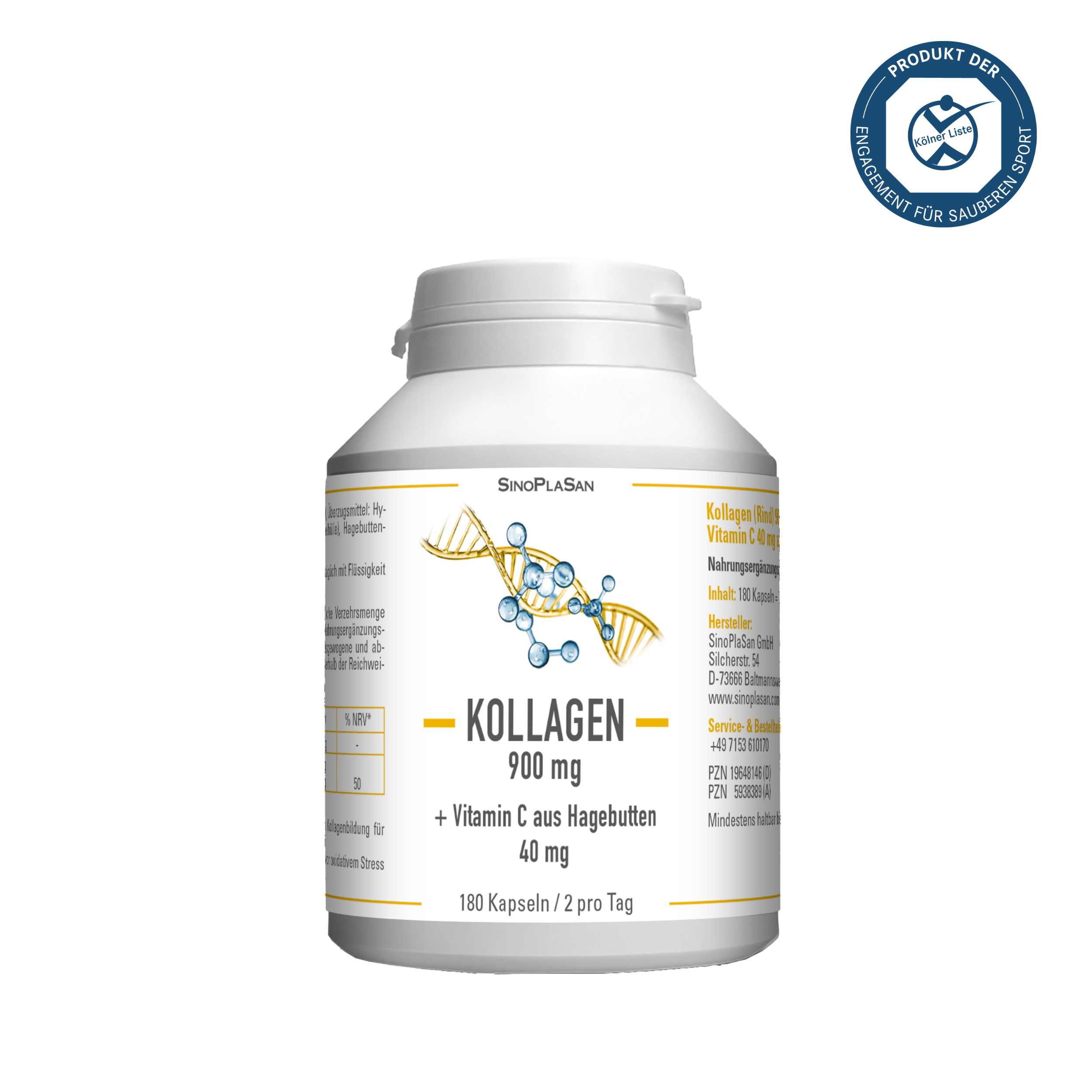 Kollagen + Vitamin C aus Hagebutten