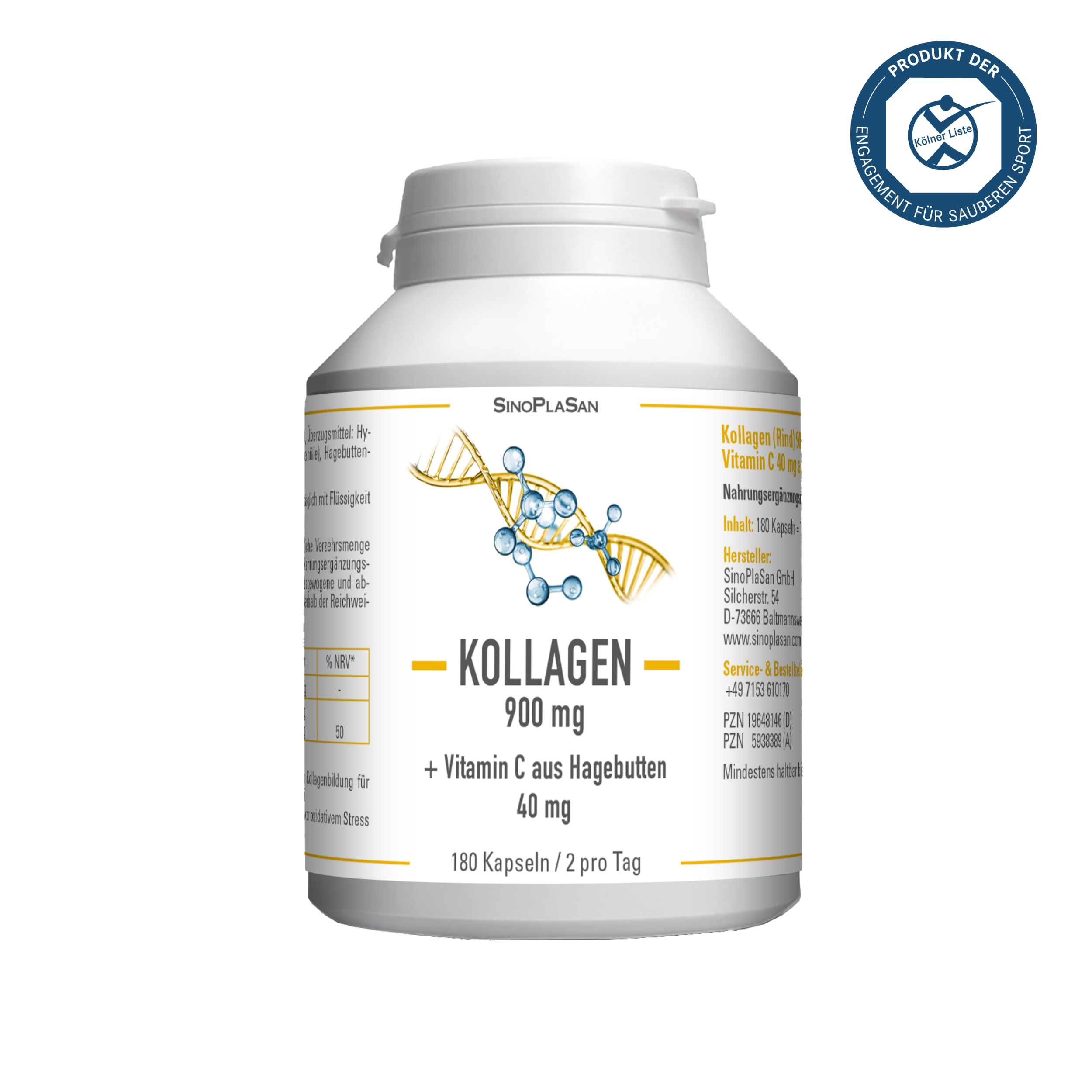Kollagen + Vitamin C aus Hagebutten