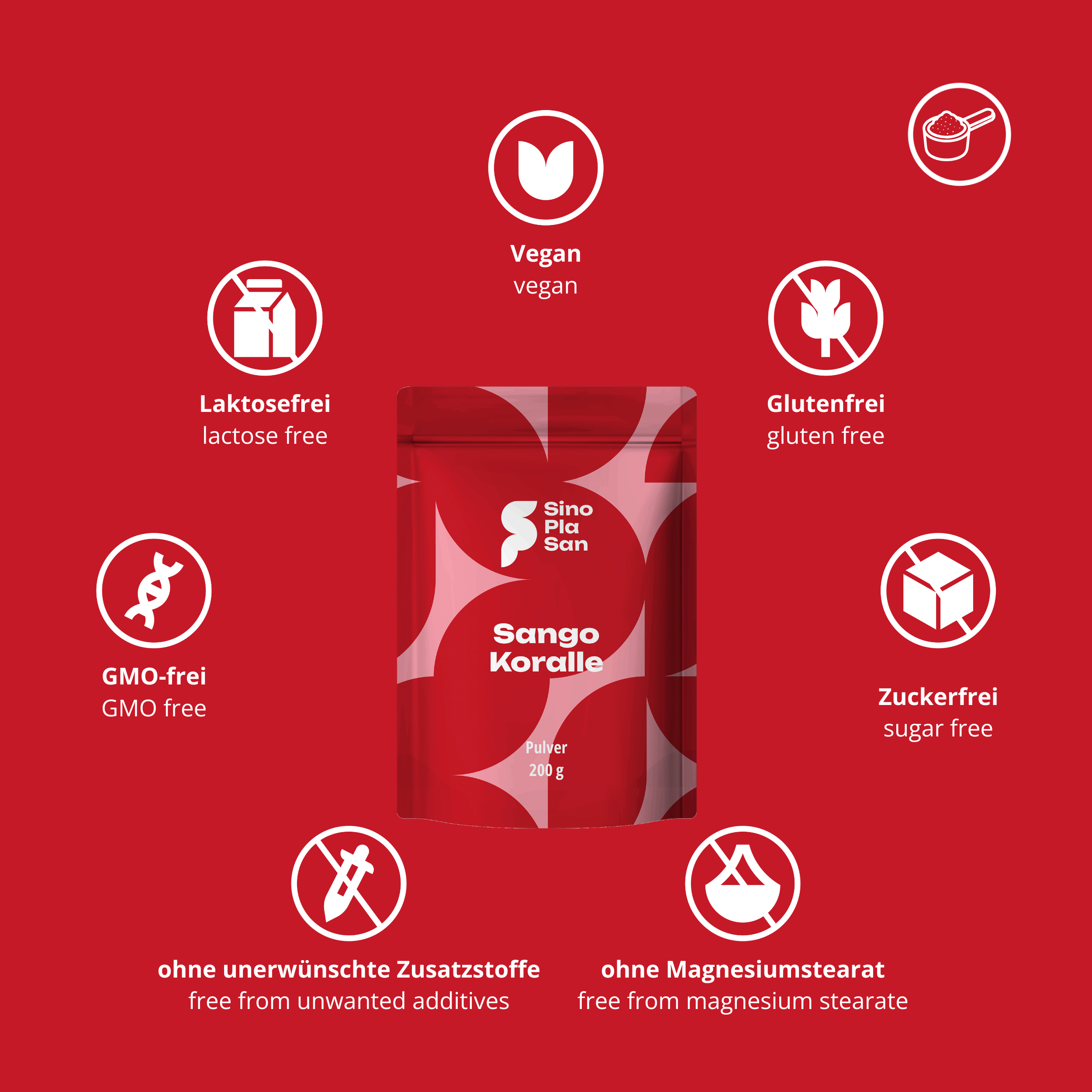 Sango-Koralle Pulver 100%