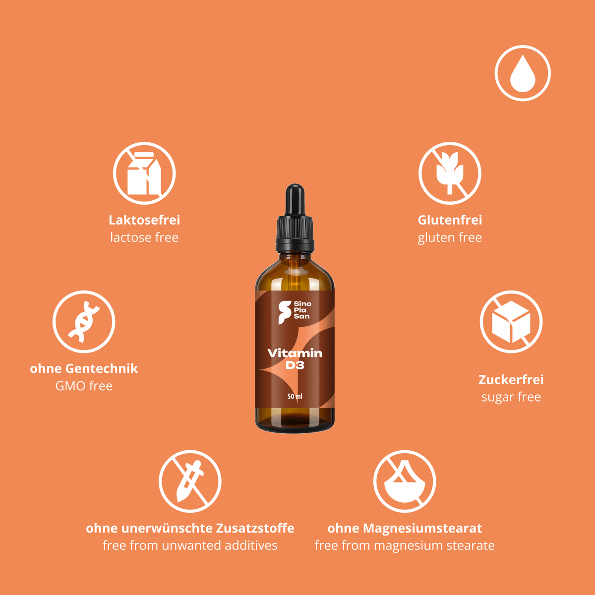 Vitamin D3 Öl 1000 IE Tropfen