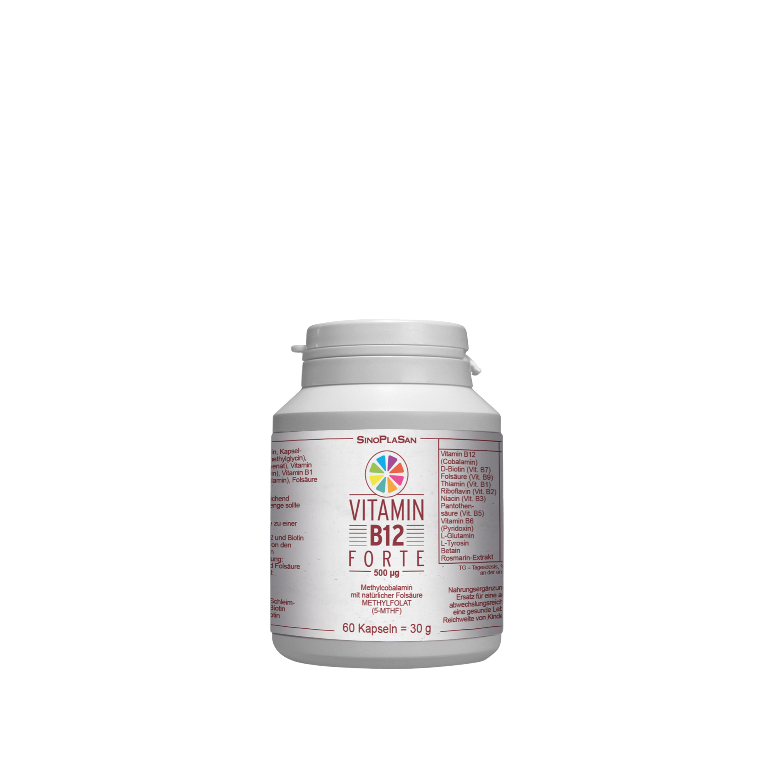Vitamin B12 FORTE 500 µg methylcobalamin 60 capsules