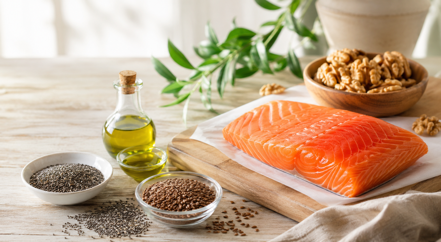 Omega-3 einfach erklärt: Wirkung, Bedarf & Lebensmittel