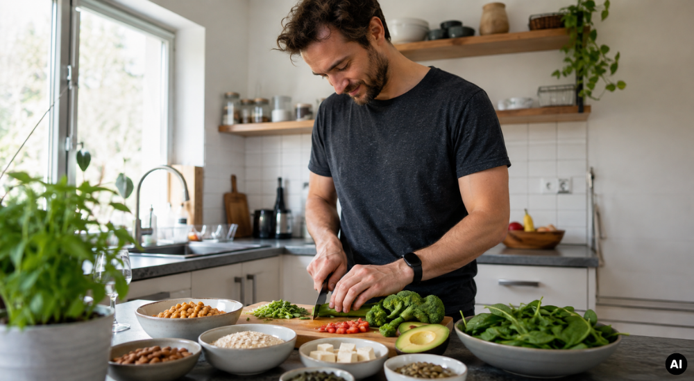 Vegane Ernährung für Männer: Diese Nährstoffe solltest du kennen