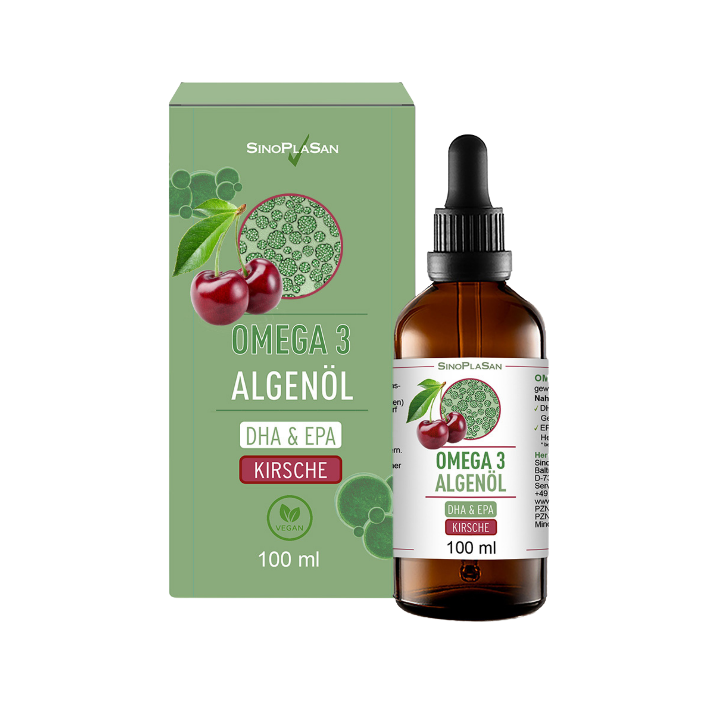 Omega 3 Algenöl Kirsche von Sinoplasan