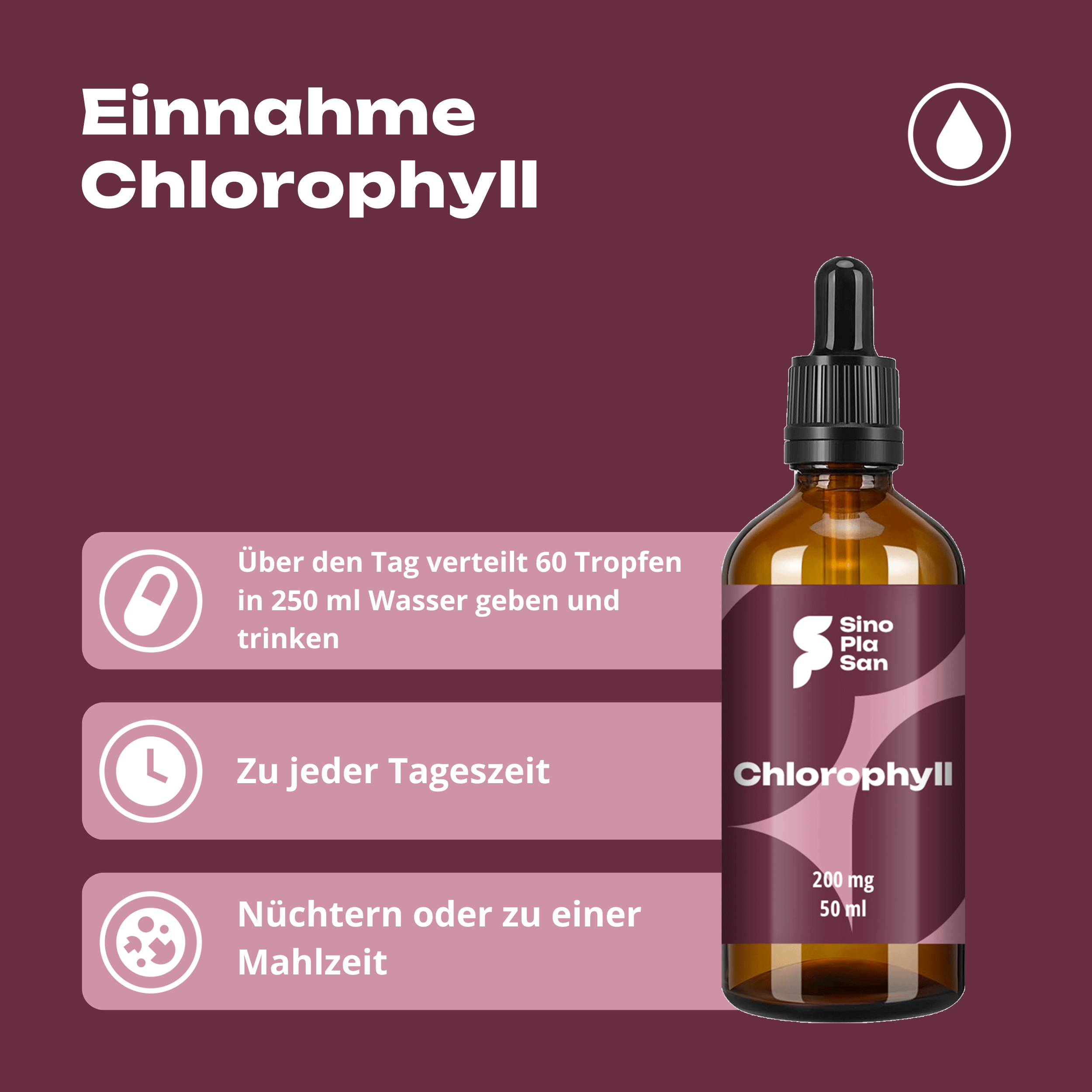 Chlorophyll Tropfen 200 mg