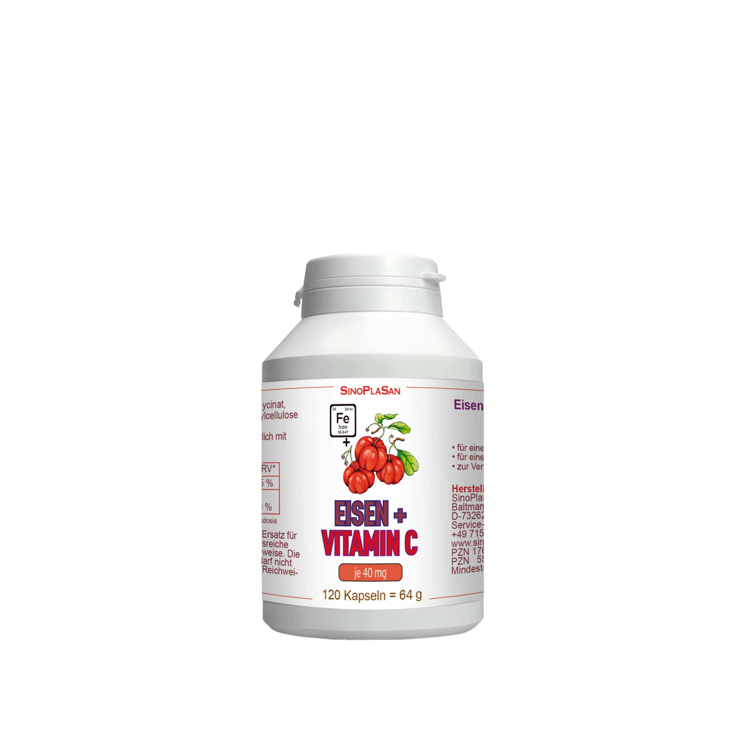Eisen 40 mg + Vitamin C 40 mg