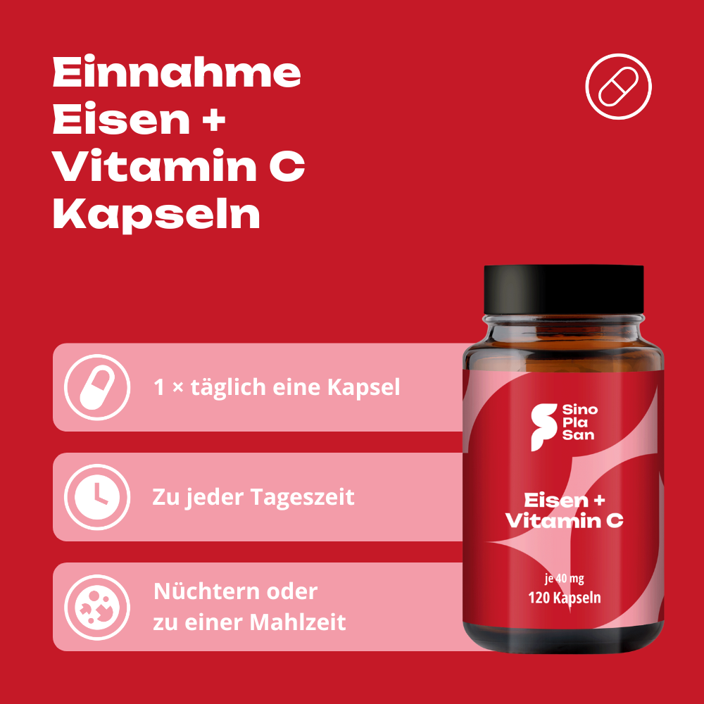 Eisen 40 mg + Vitamin C 40 mg