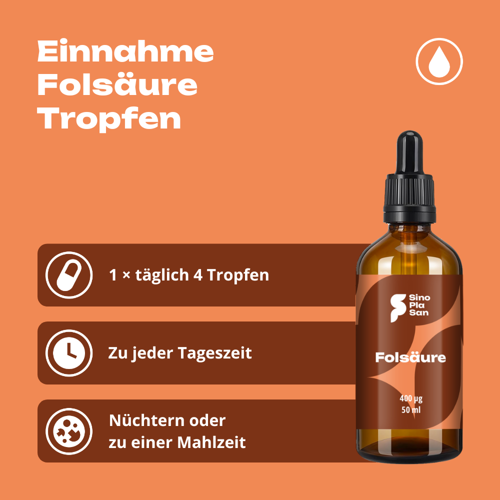 Folsäure 400 µg  MONO Tropfen