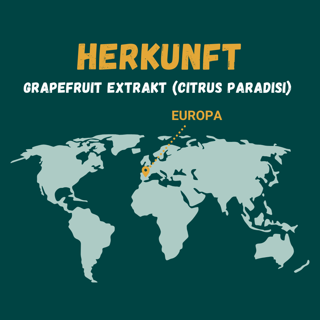 Grafik zur Herkunft von Citrus Paradisi: Europa