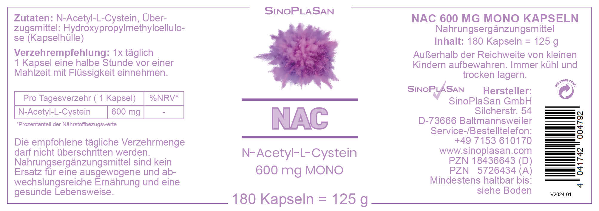 NAC Etikett