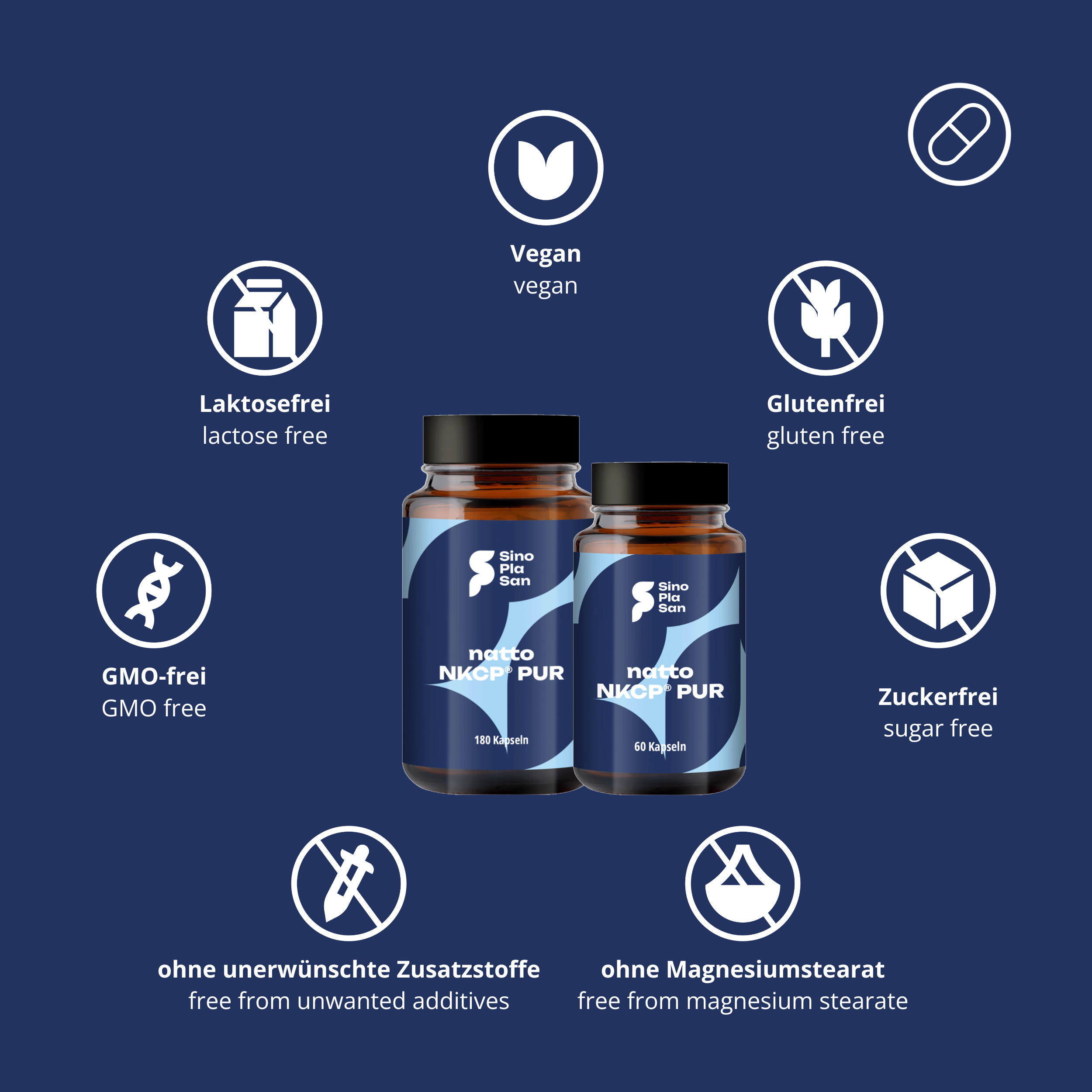 Natto NKCP PUR 125 mg Natto Bacillus