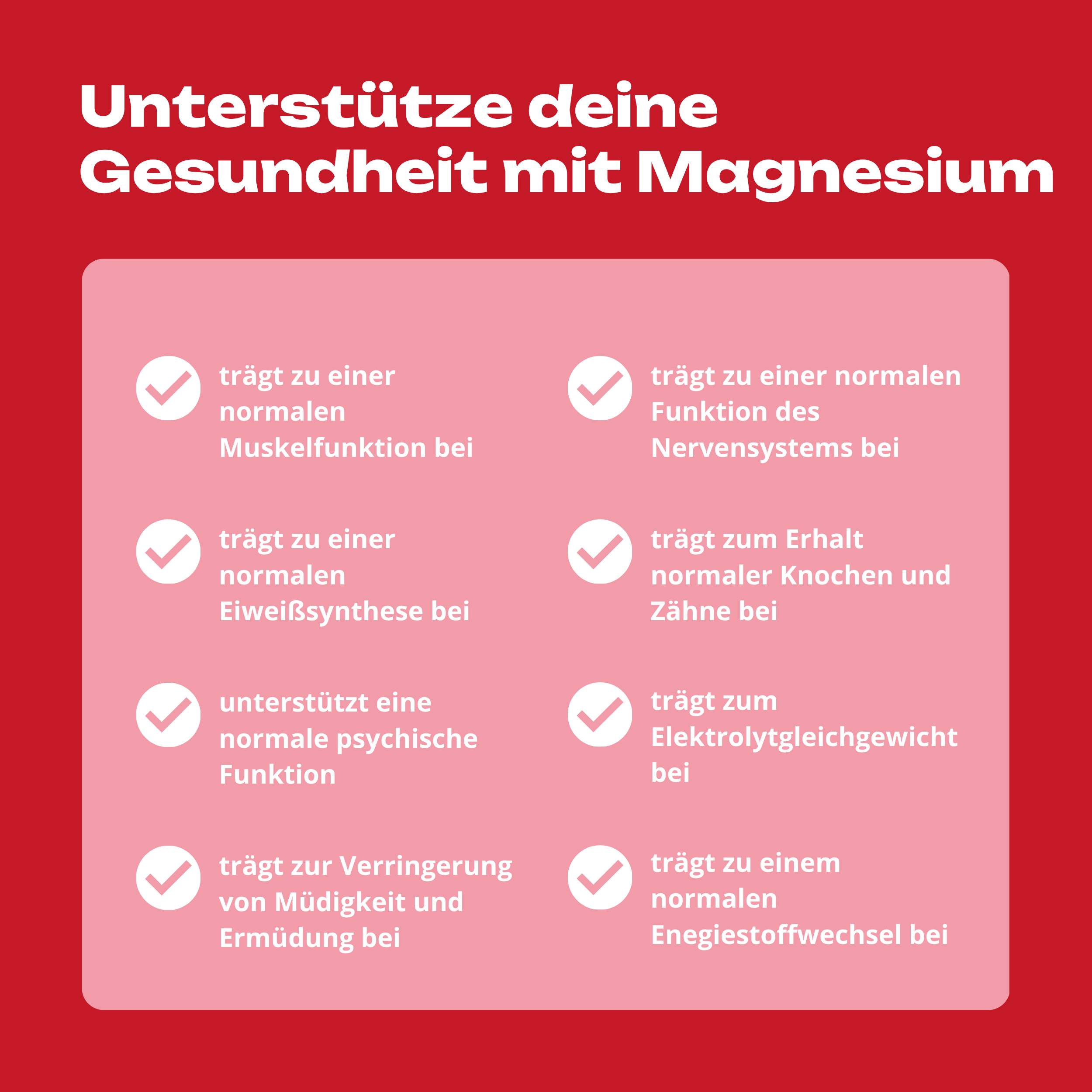 Magnesiumbisglycinat 2250 mg – 180 Kapseln
