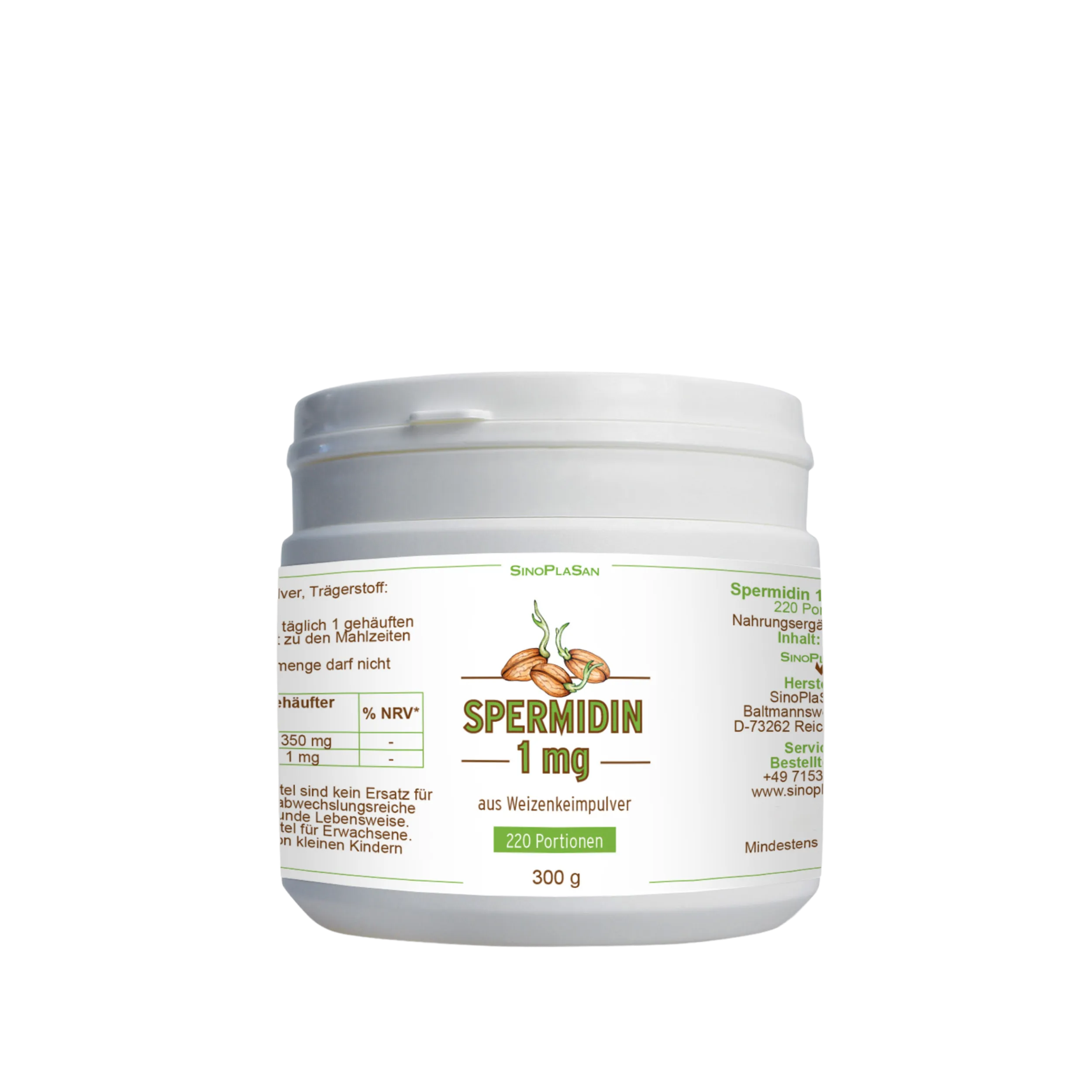 Spermidin Pulver von Sinoplasan