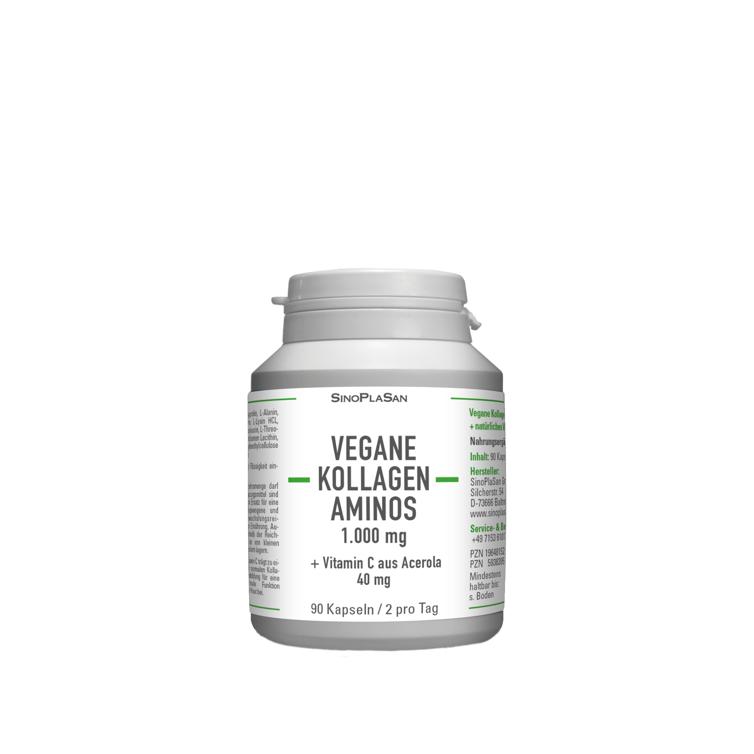 Vegane Kollagen Aminos von Sinoplasan 