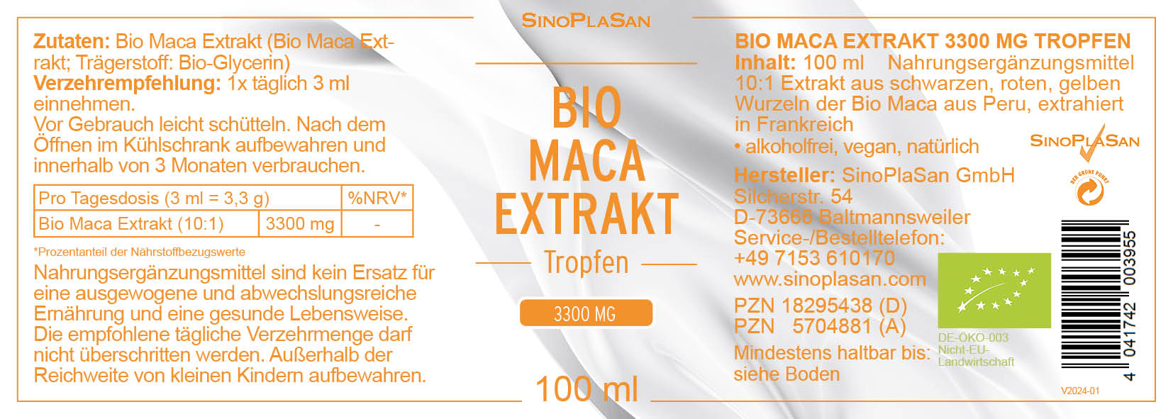 Bio Maca Extrakt