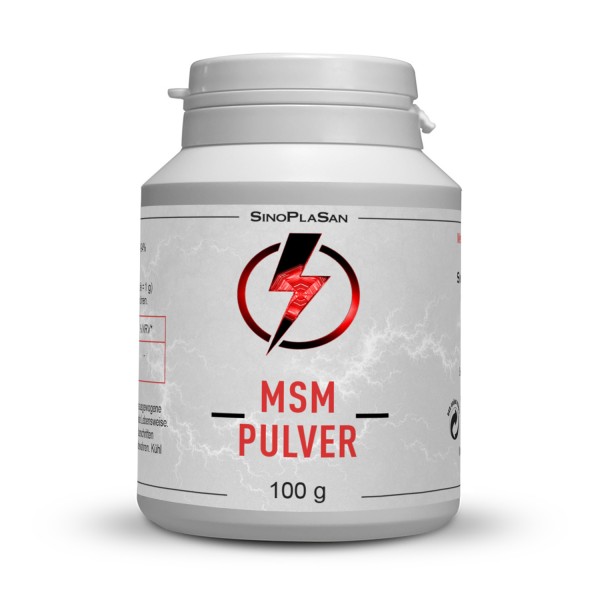 MSM-Pulver 100 g Dose Methylsulfonylmethan