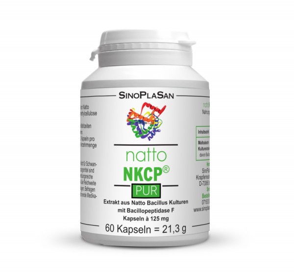Natto NKCP PUR 125 mg Natto Bacillus 60 Kapseln