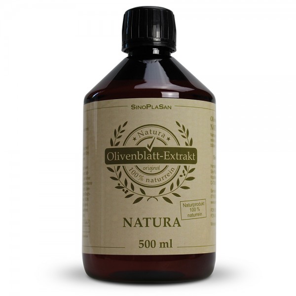 Olive Leaf Extract NATURA 100% 500 ml GLASS