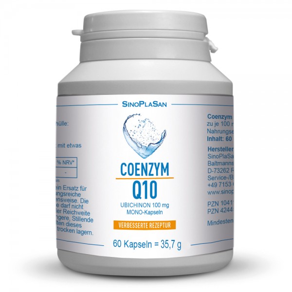 Coenzyme Q10-Ubiquinone 60 capsules per 100mg