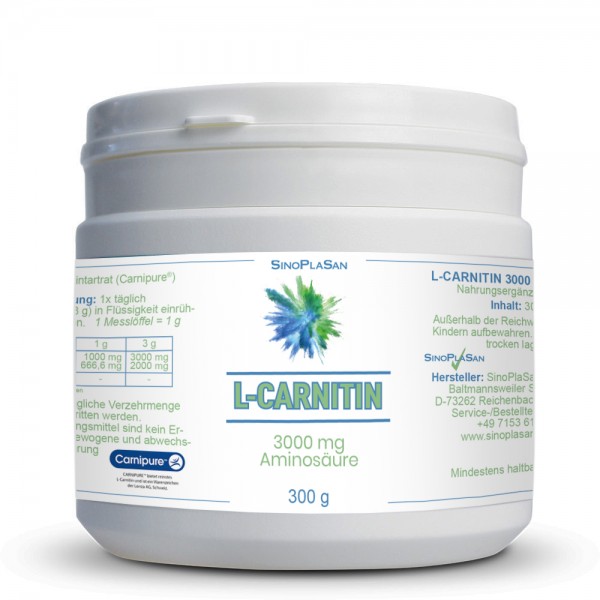 L-Carnitine 2000 mg Powder 300 g