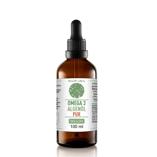 Omega-3 Algae Oil PURE + Vit E 100 ml
