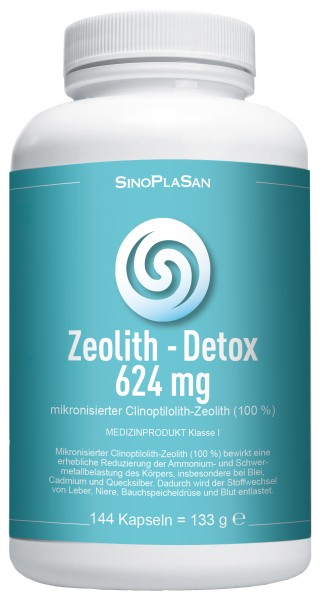 Zeolith Detox MED 624 mg 144 Kapseln