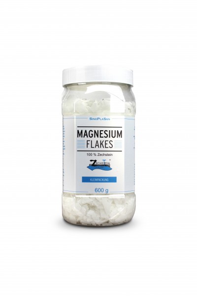 Magnesium flakes 600g 100% zechstein